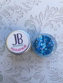 Glitter Shapes - Puzzled Blue