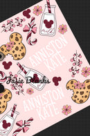 Milk & Cookies with Bow Wrapping Paper