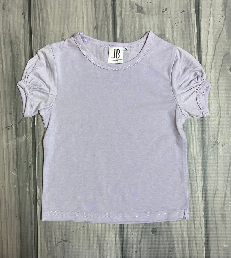 Polyester Ruffle Shirt - Lavender