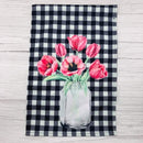 Buffalo Plaid Mason Jar Flag