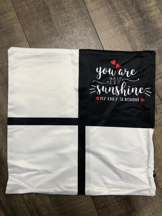 4 Panel Sublimation You are my Sunshine pillowcase