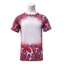 Polyester Bleach T-Shirt - USA Leopard