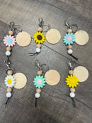 Flower Silicone Keychain