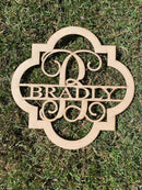 Quatrefoil Ornament - Last Name