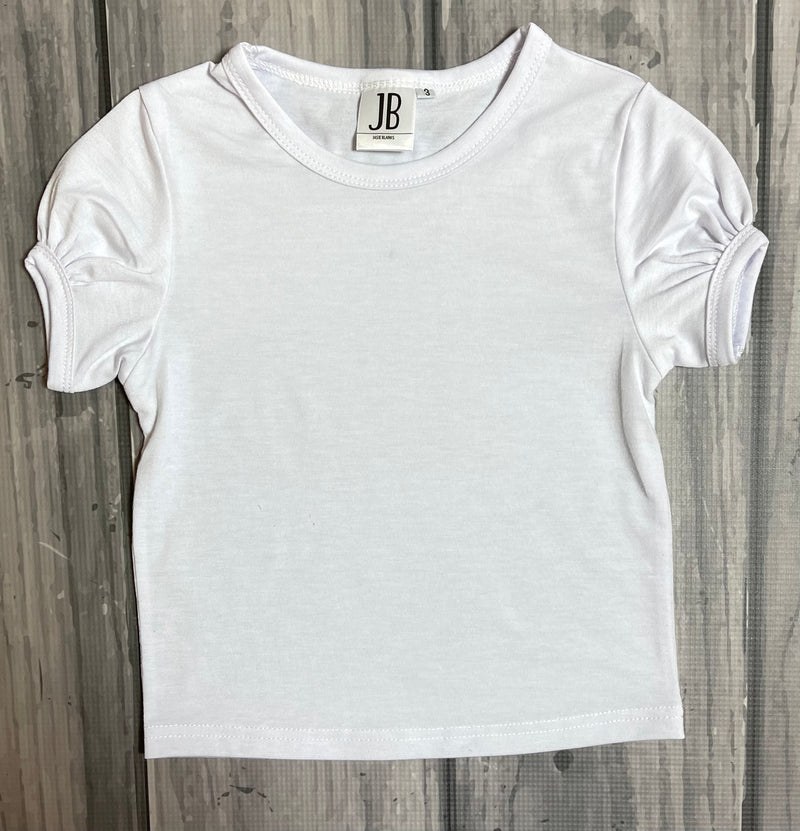 Polyester Ruffle Shirt - White