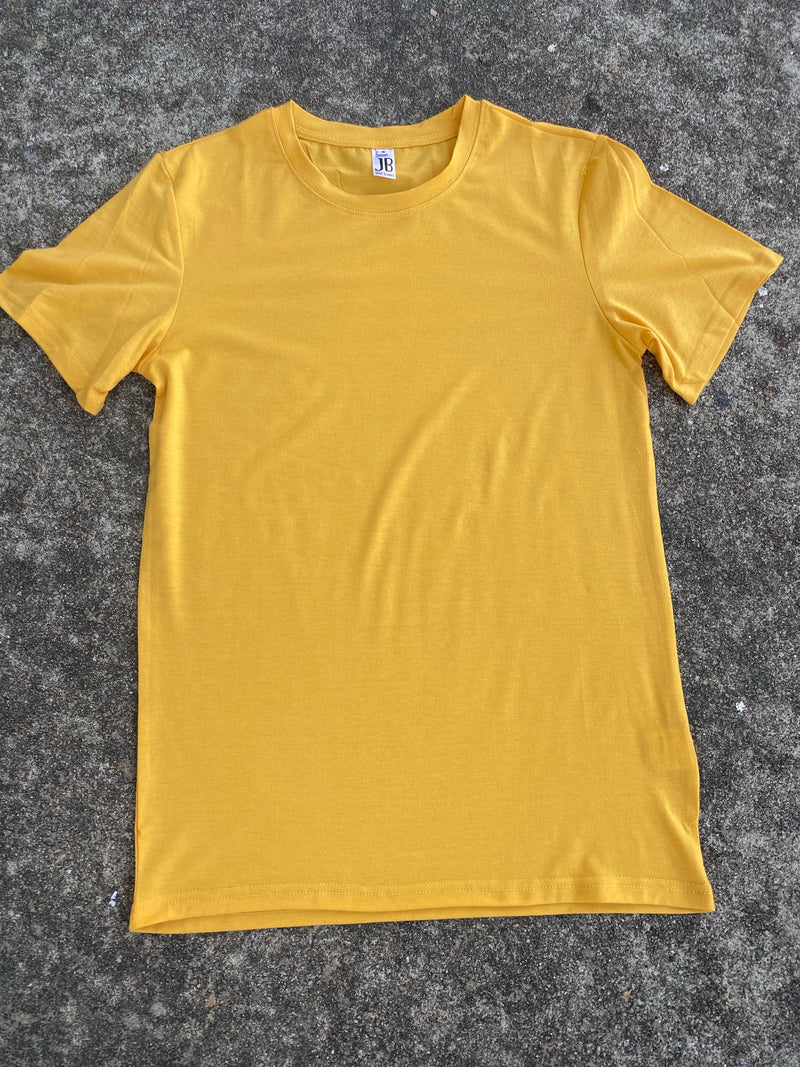 Polyester T-Shirt - Mustard