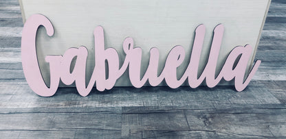 Custom name cut out