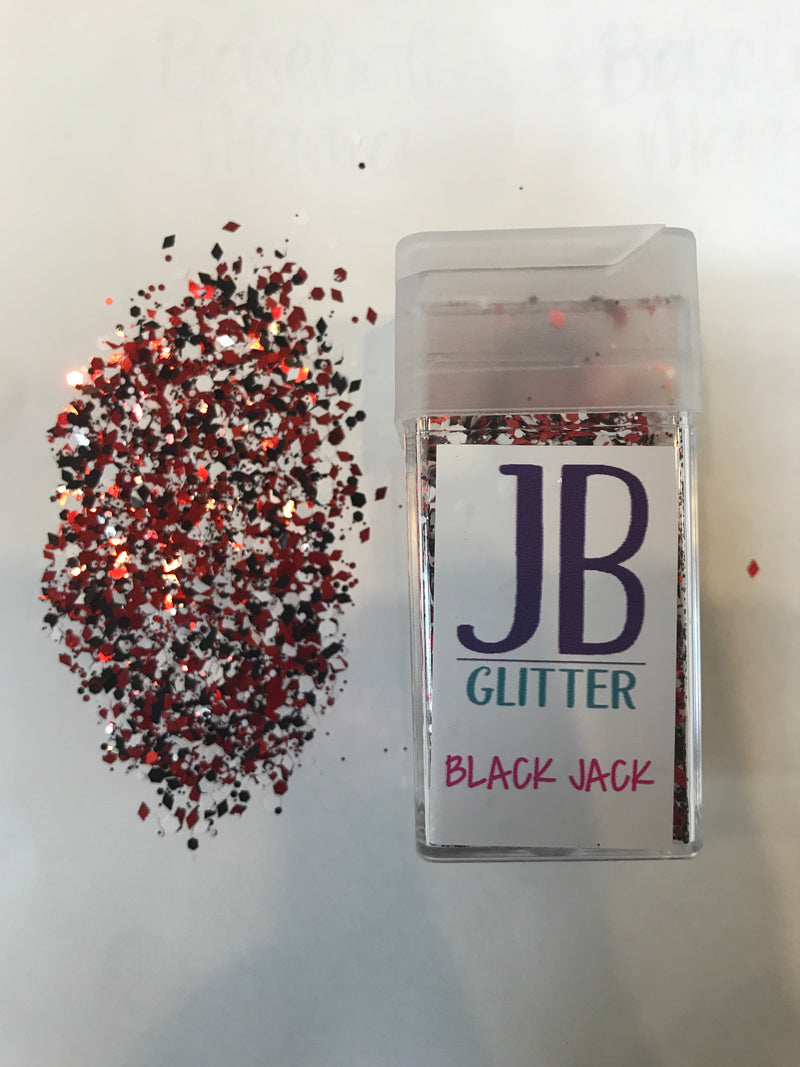 Chunky Glitter - Black Jack