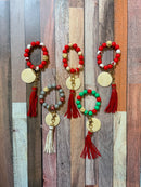 Silicone Bead Christmas Bracelet