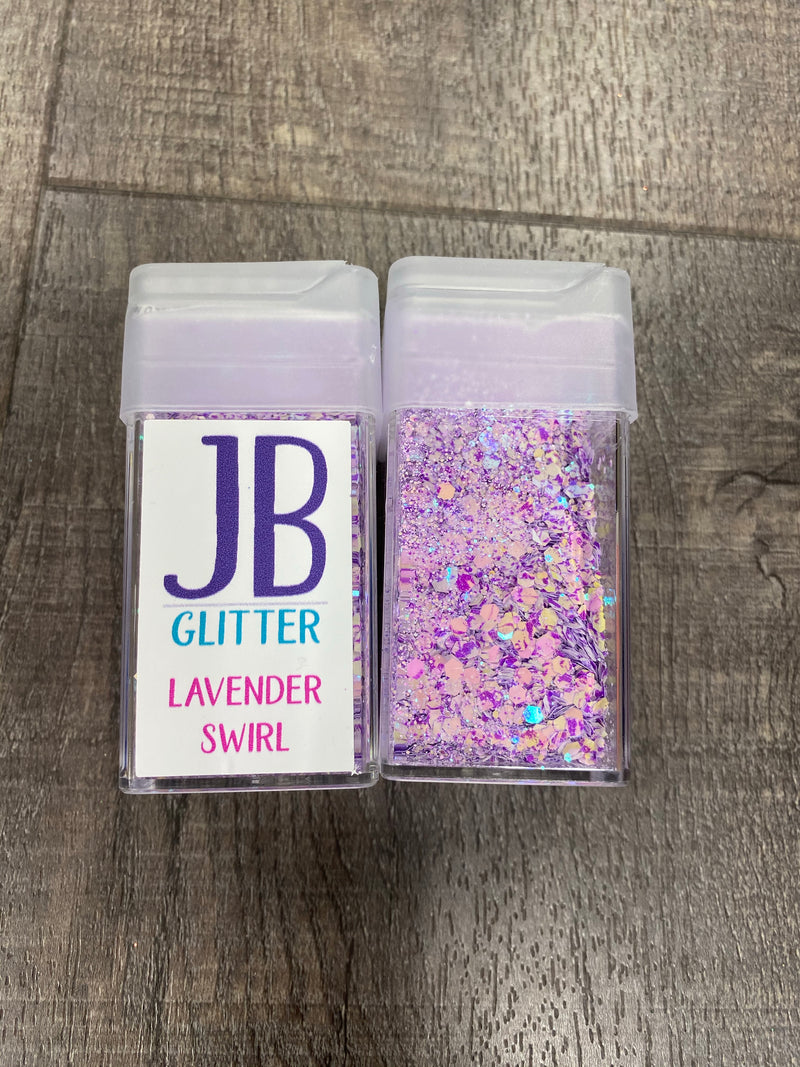 Chunky Glitter - Lavender Swirl