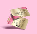 Pink Gold Business Card