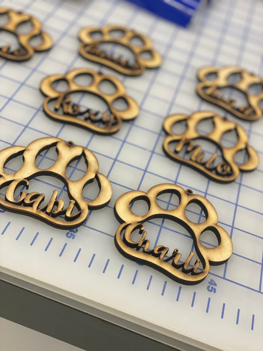 Paw Print Ornament