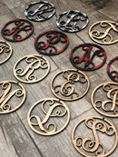 Circle Christmas Ornaments-