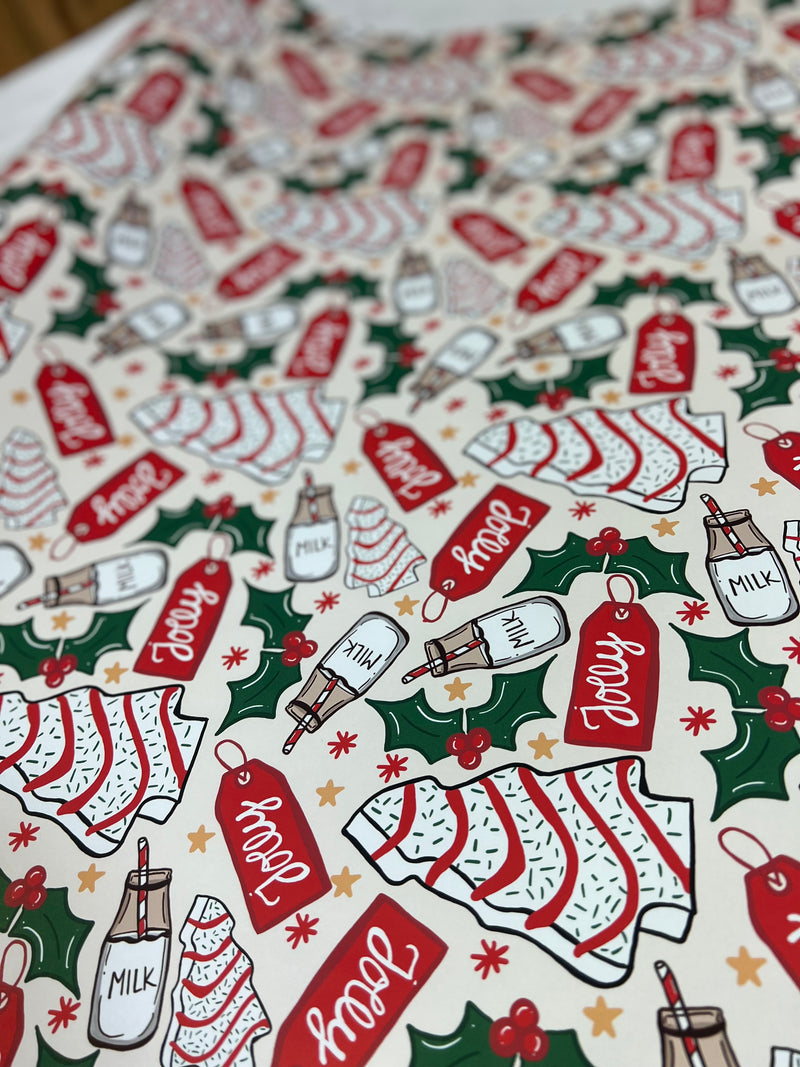 Jolly Christmas Wrapping Paper