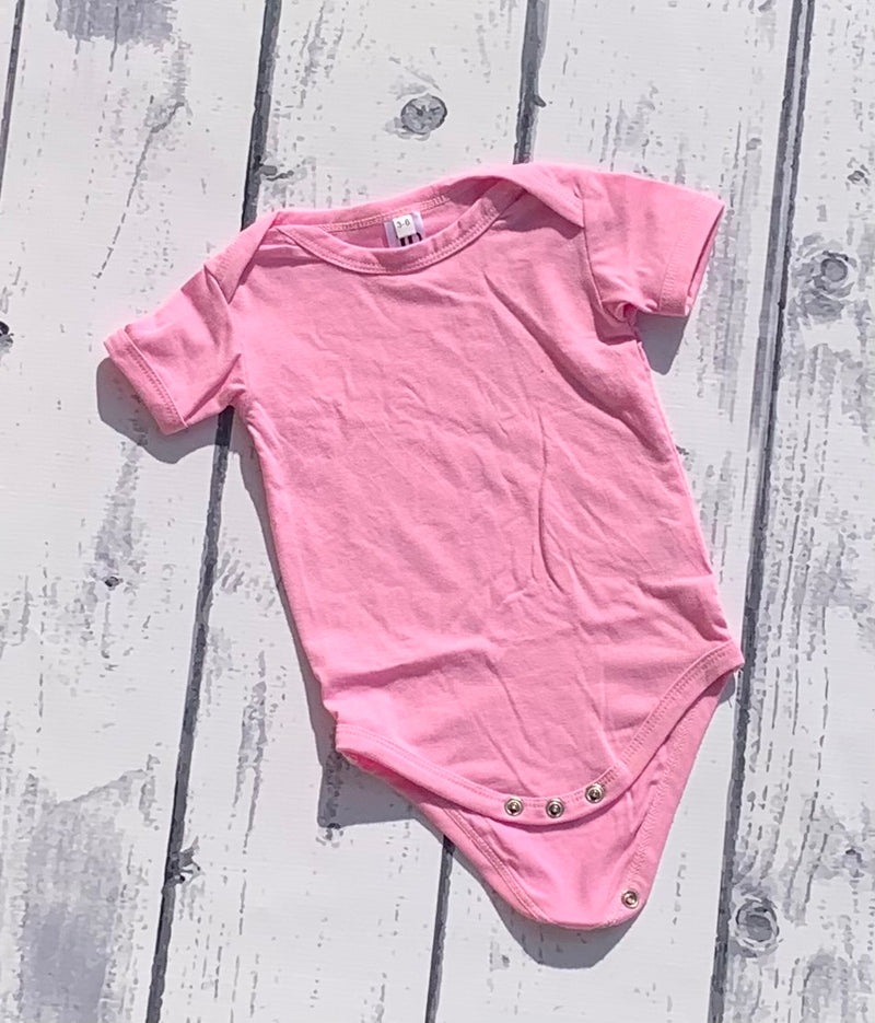 Polyester Infant Bodysuit - Ballerina Pink