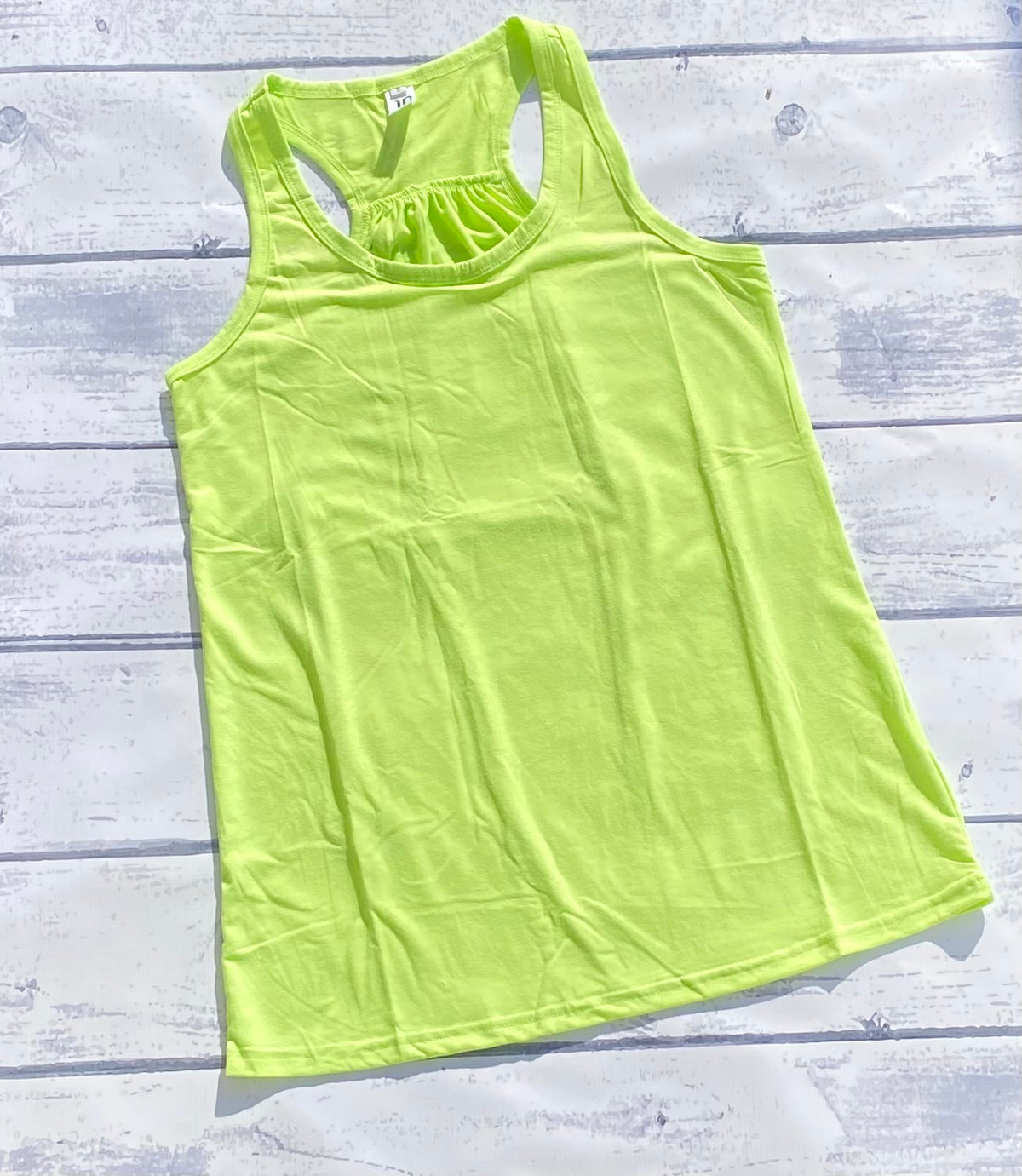 Polyester Flowy Tank - Green
