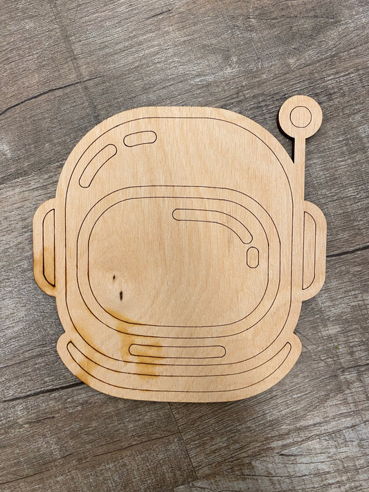 Wood Shape- Astronaut