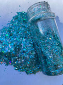 Chunky Glitter - Holo from the other side
