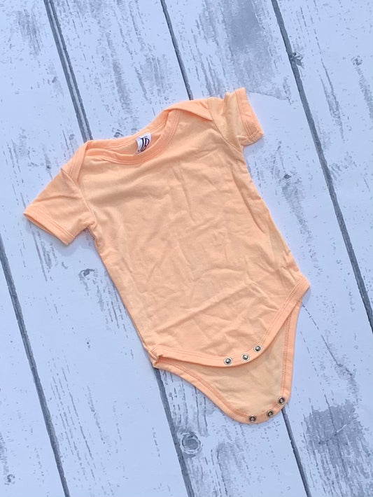 Polyester Infant Bodysuit - Peach