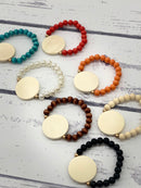 Natural Disk Bracelet