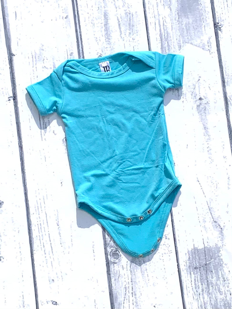 Polyester Infant Bodysuit - Blue