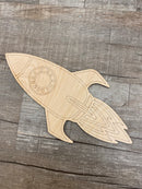 Wood Shape- Space Ship