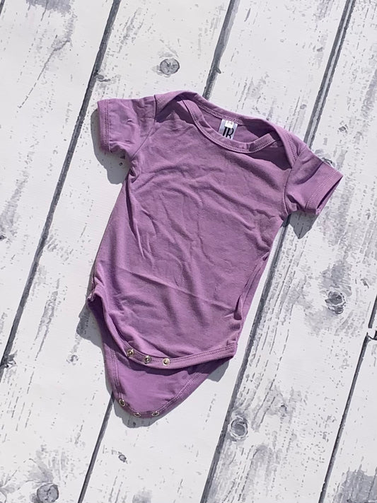 Polyester Infant Bodysuit - Purple