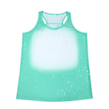 Polyester Bleach Tank Top - Mint
