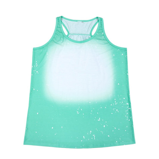 Polyester Bleach Tank Top - Mint