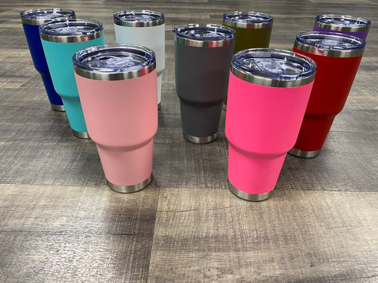 30 oz Powder Coated Tumbler