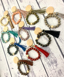 Colored Leopard Bangle