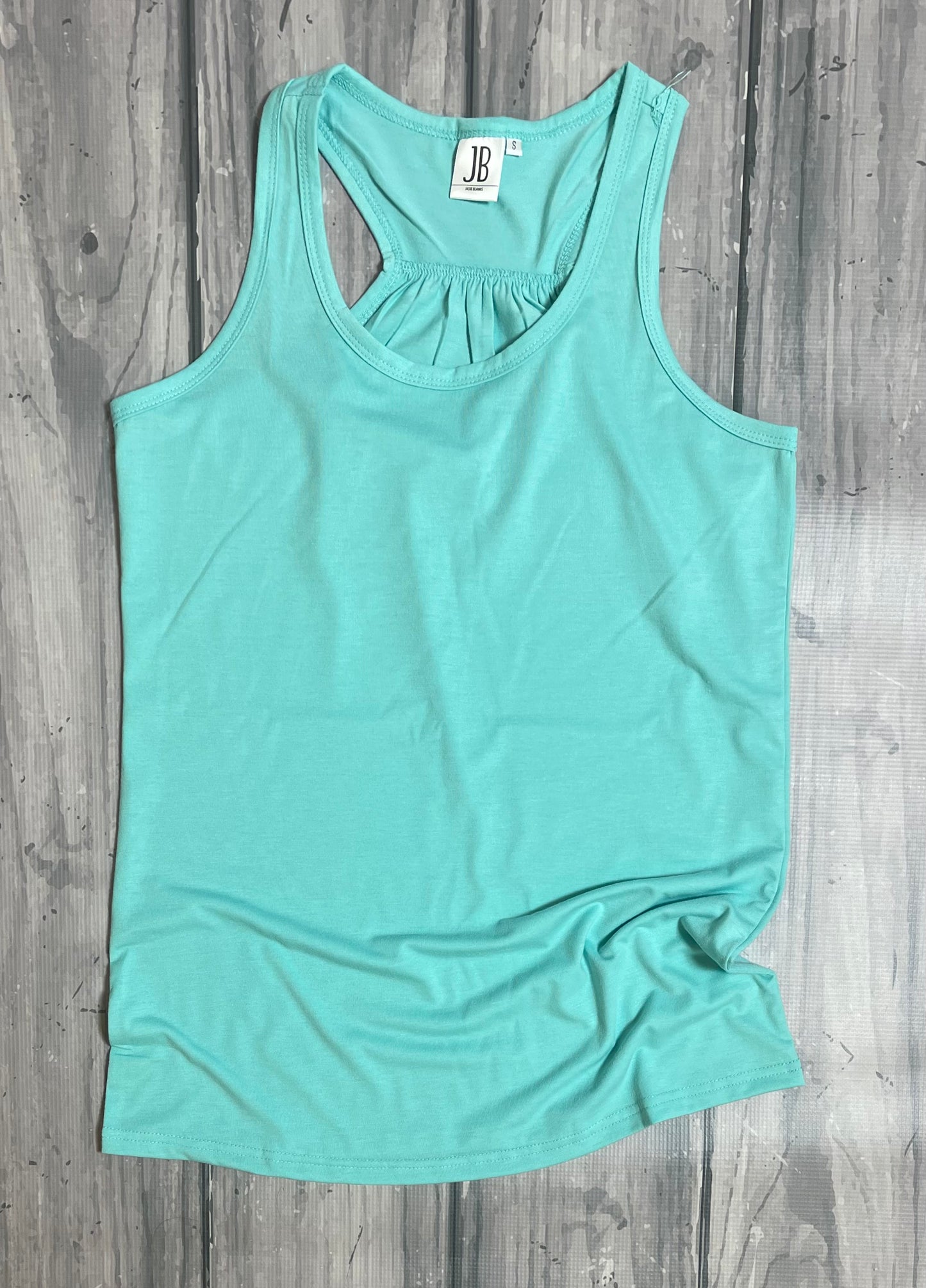 Polyester Flowy Tank - Mint