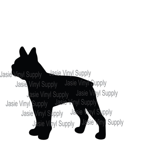 Acrylic-Boston Terrier Keychain
