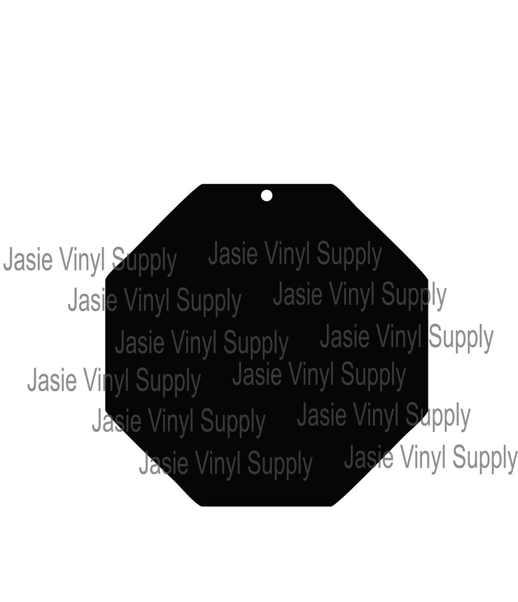 Octagonal Keychain Acrylic-Octagon Keychain