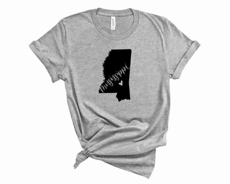 Mississippi Heart - Graphic tee