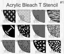 Acrylic Bleach T Stencil