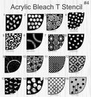 Acrylic Bleach T Stencil