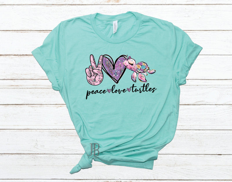 Peace Love Turtles-  Transfer