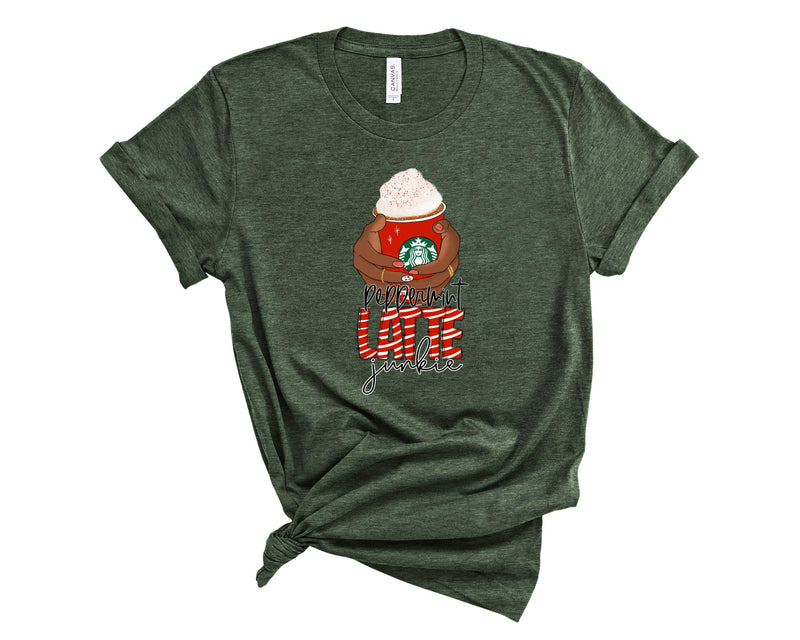 peppermint latte junkie 2 - Graphic Tee