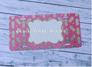 License Plate- Pink Pineapple