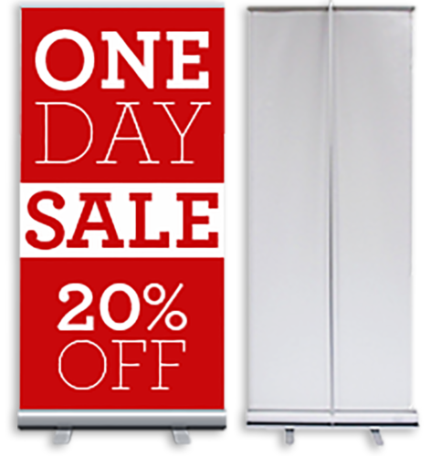 33in x 80in Roll Up Banner
