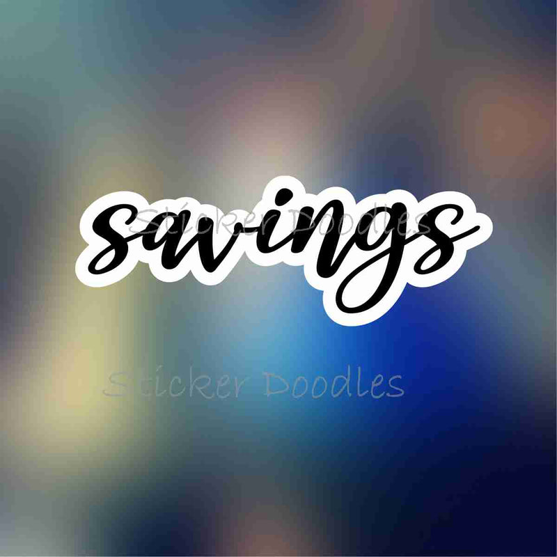 Savings - Sticker