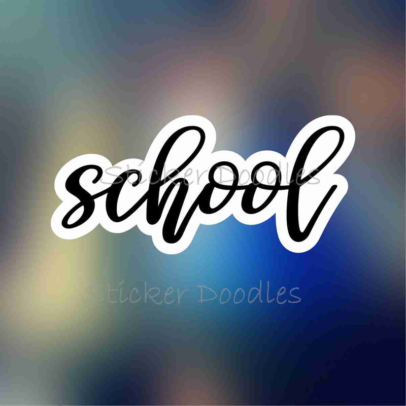School - Sticker
