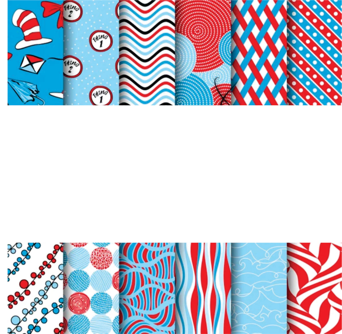 Thing 1 and 2 - Patterned Vinyl