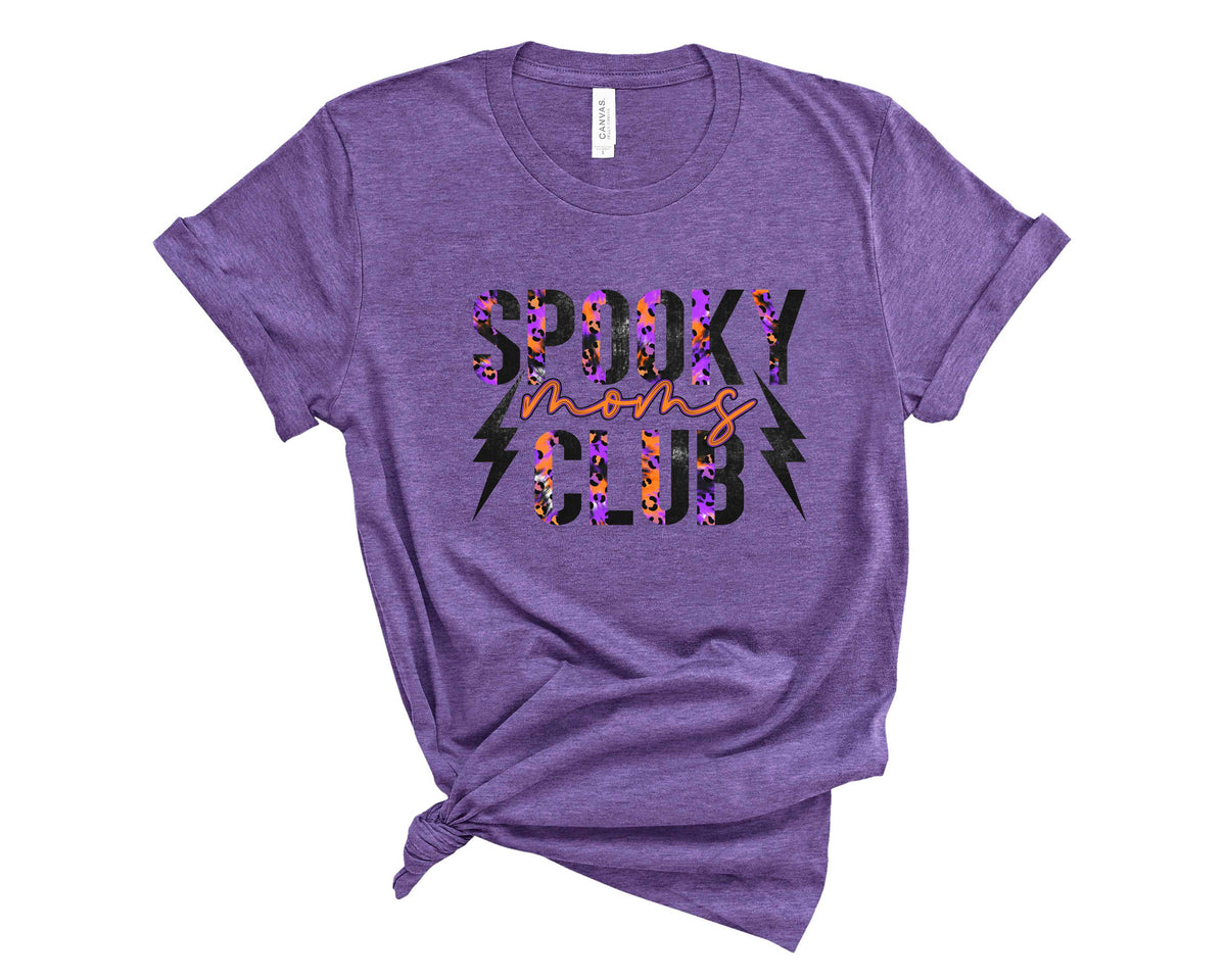 spooky moms club leopard tie dye - Transfer