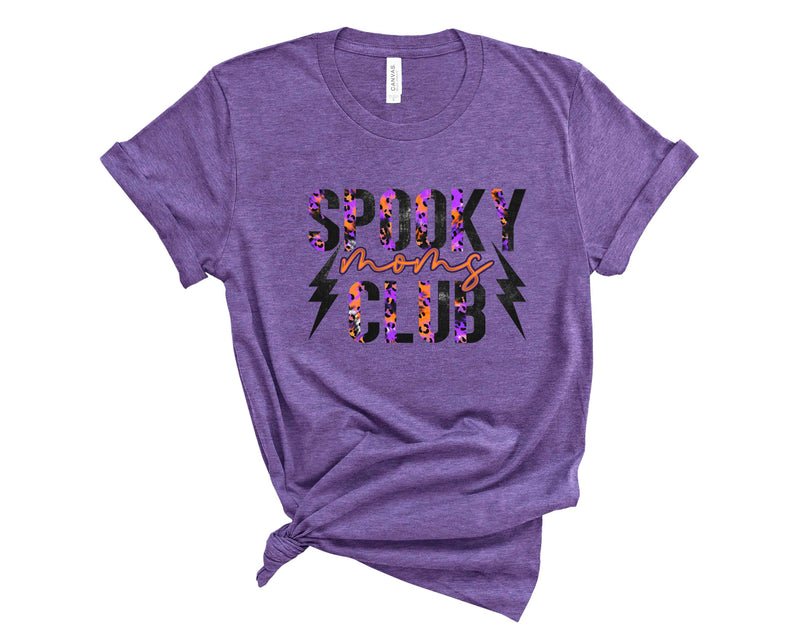 spooky moms club leopard tie dye - Graphic Tee