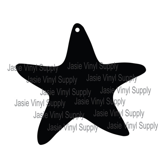 Acrylic-Starfish Keychain