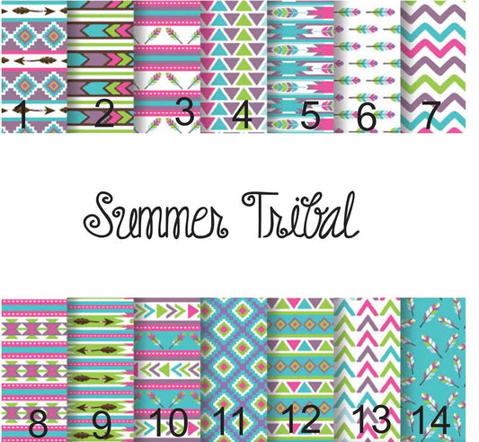 Summer Tribal - Printed Vinyl