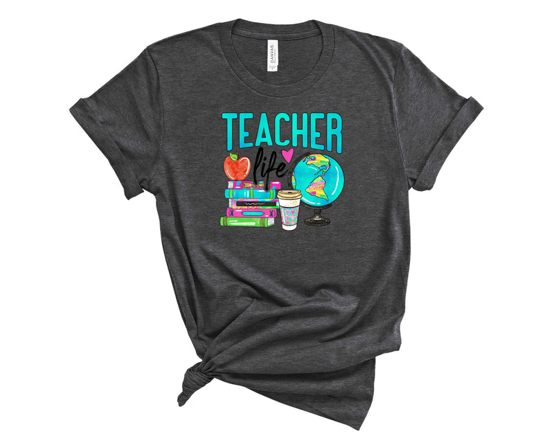 teacher life colorful objects - Transfer