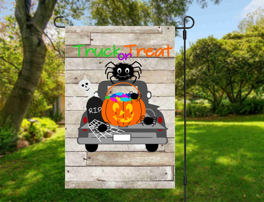 Trick or Treat Garden Flag